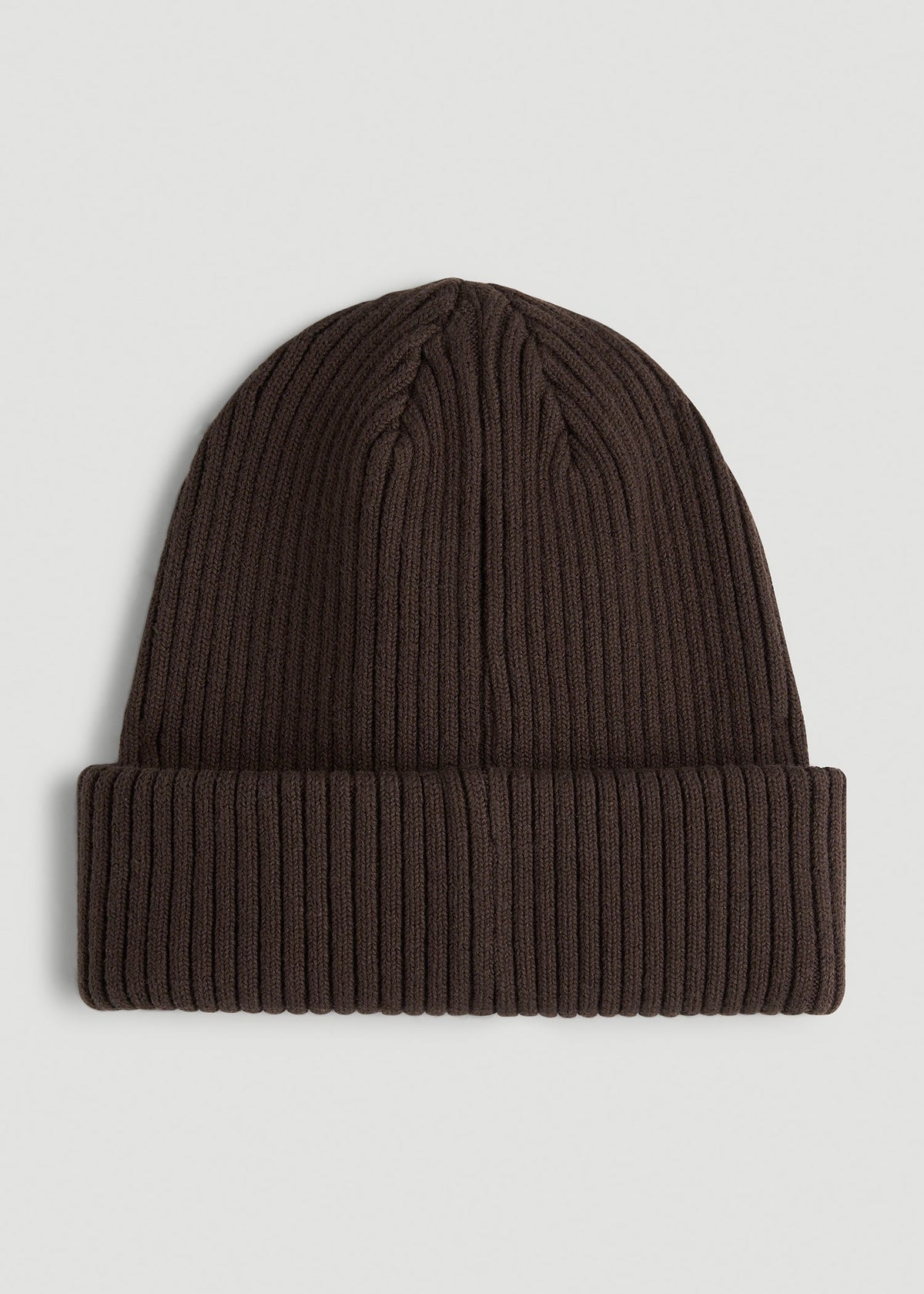 Cotton Beanie in Espresso