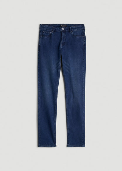 Dylan Slim Fit Jeans for Tall Men in Atlantic Blue