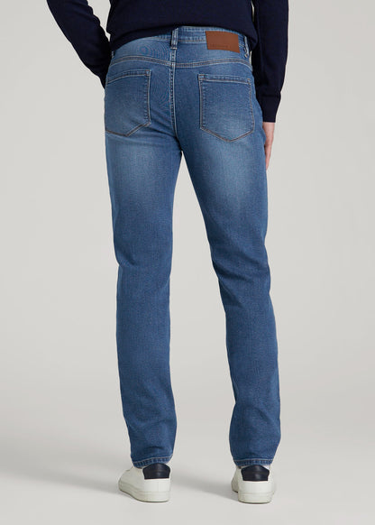 Dylan Slim Fit Jeans for Tall Men in Classic Mid Blue