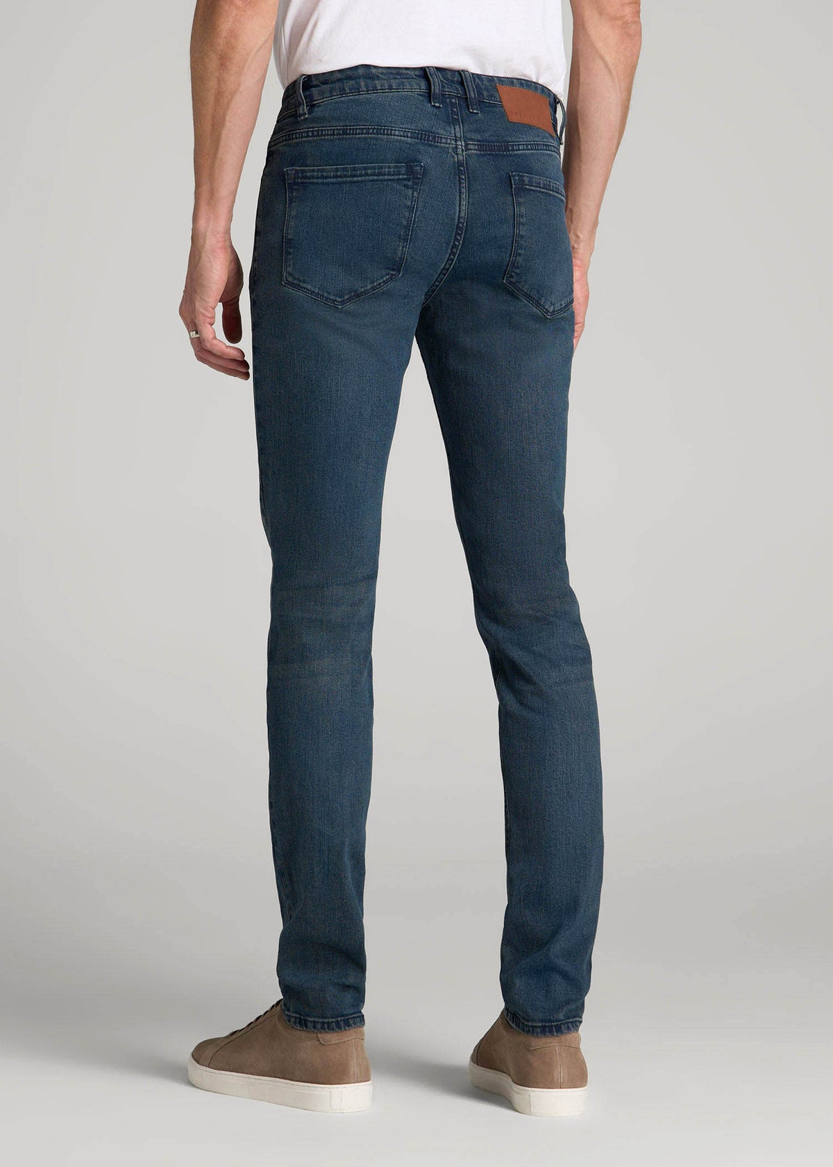 Dylan Slim Fit Jeans for Tall Men in Coastal Blue