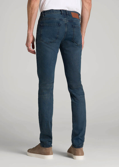 Dylan Slim Fit Jeans for Tall Men in Coastal Blue