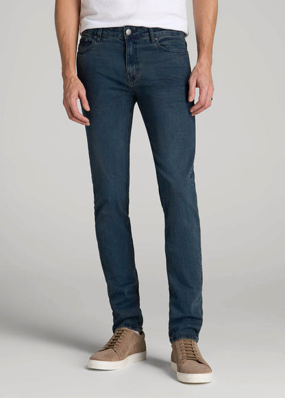 Dylan Slim Fit Jeans for Tall Men in Coastal Blue
