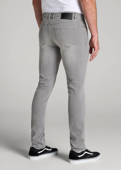 Dylan Slim Fit Jeans for Tall Men in Concrete Grey