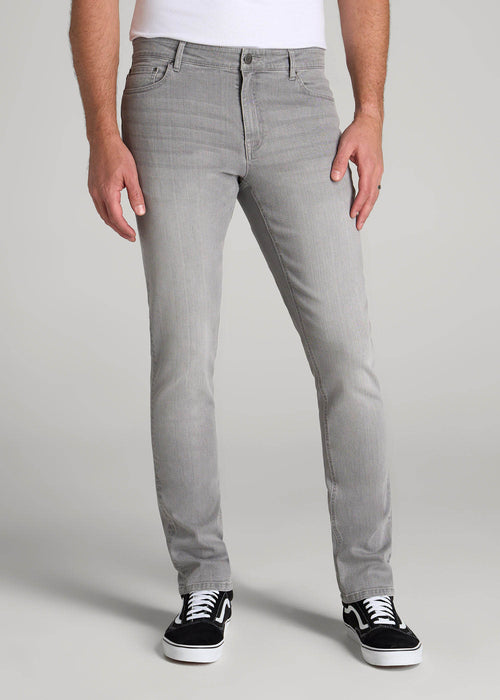 Dylan Slim Fit Jeans for Tall Men in Concrete Grey