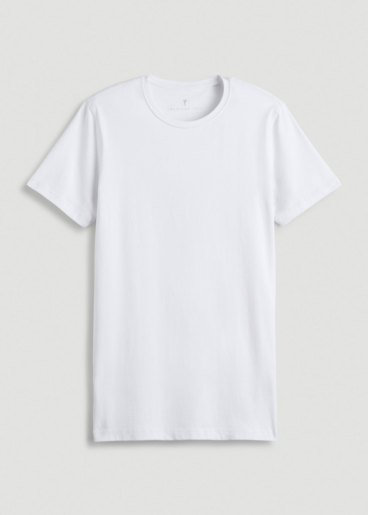 The Essential Slim Fit Crewneck Tee for Tall Men in White