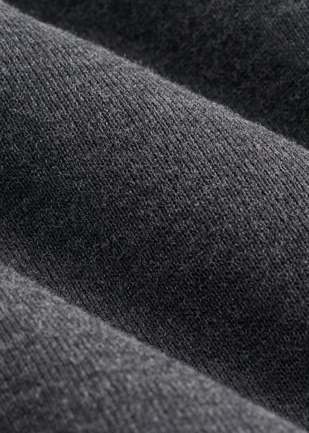 Everyday Quarter-Zip Sweater for Tall Men in Charcoal Mix