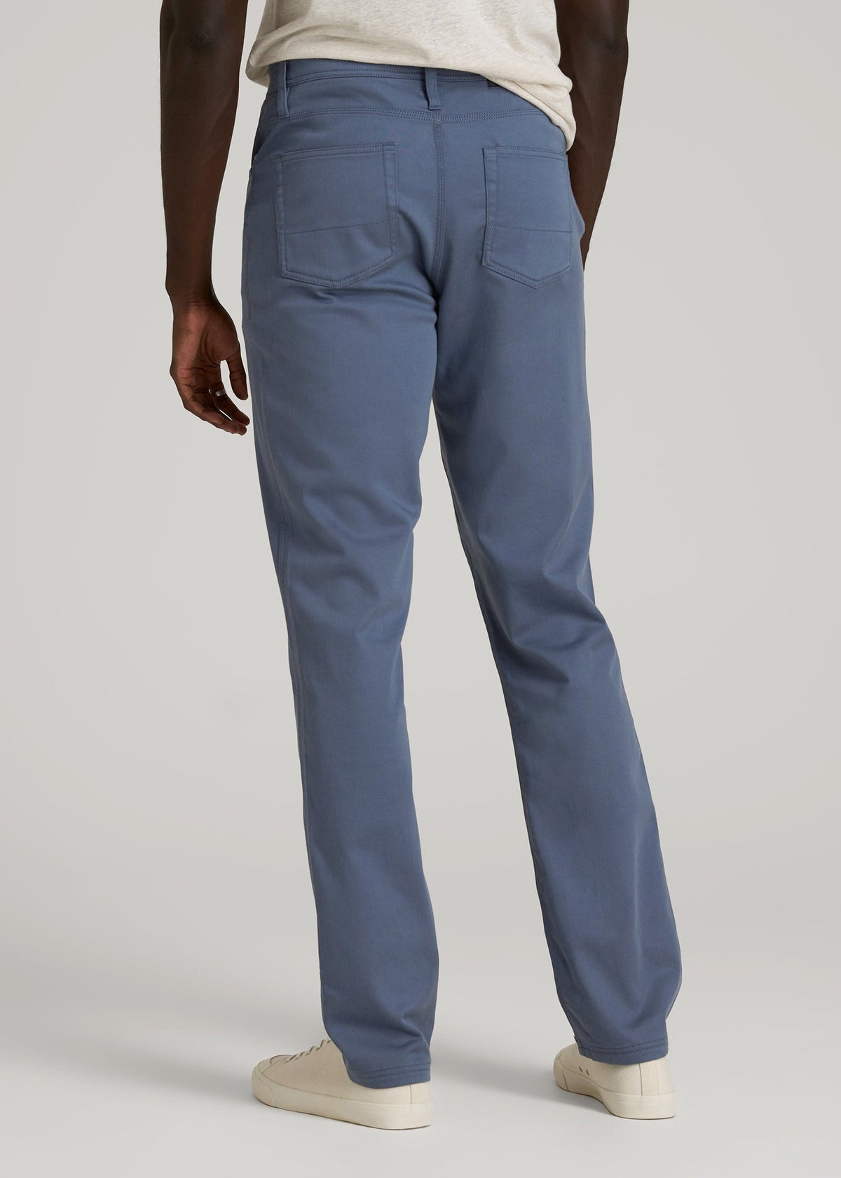 Everyday Comfort 5-Pocket TAPERED-FIT Pant for Tall Men in Blue Slate