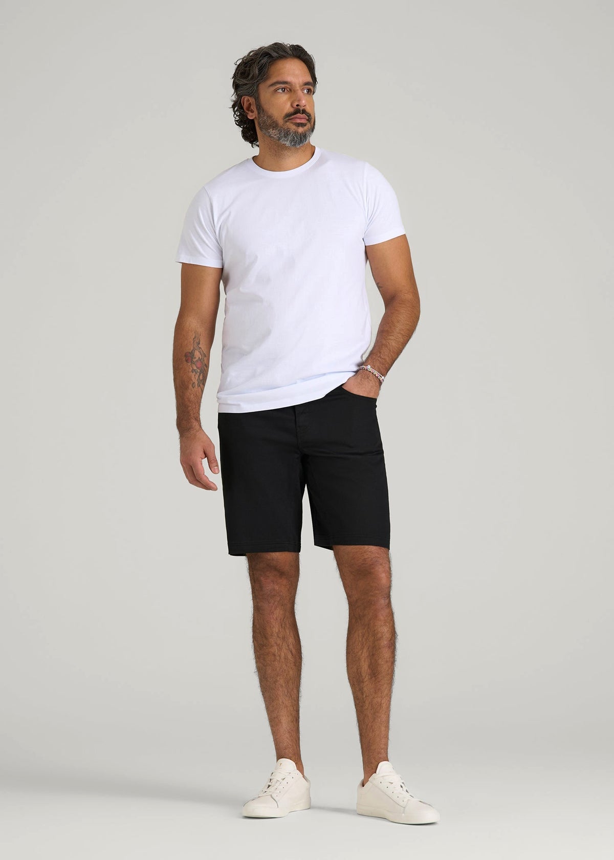 Everyday Comfort 5 Pocket Short for Tall Men in Black