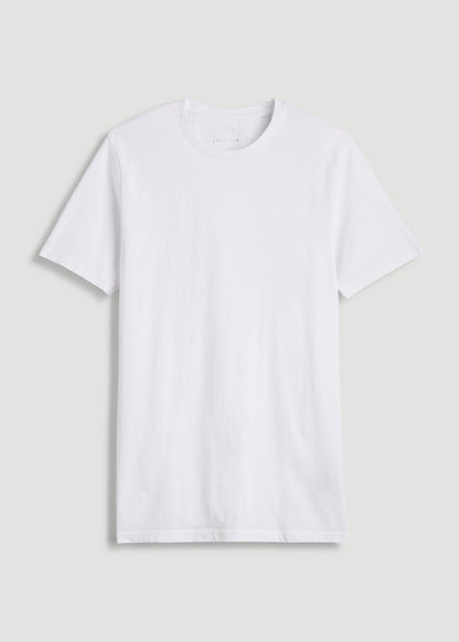 The Everyday Regular Fit Crewneck T-Shirt for Tall Men in White