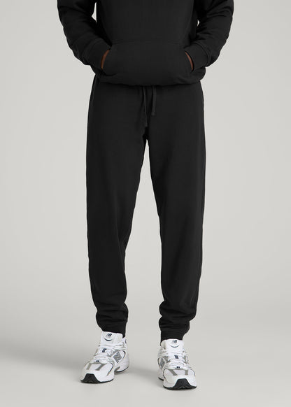 Everyday French Terry Jogger for Tall Men in Black