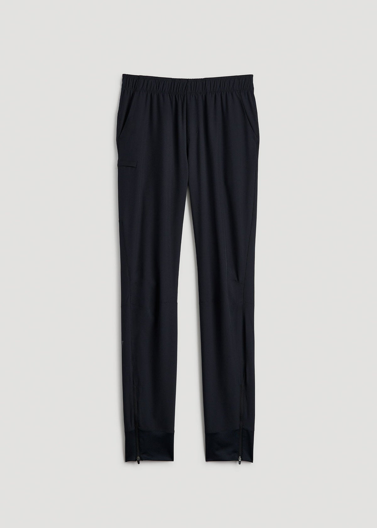 Featherweight Perforated Training Jogger for Tall Men in Black