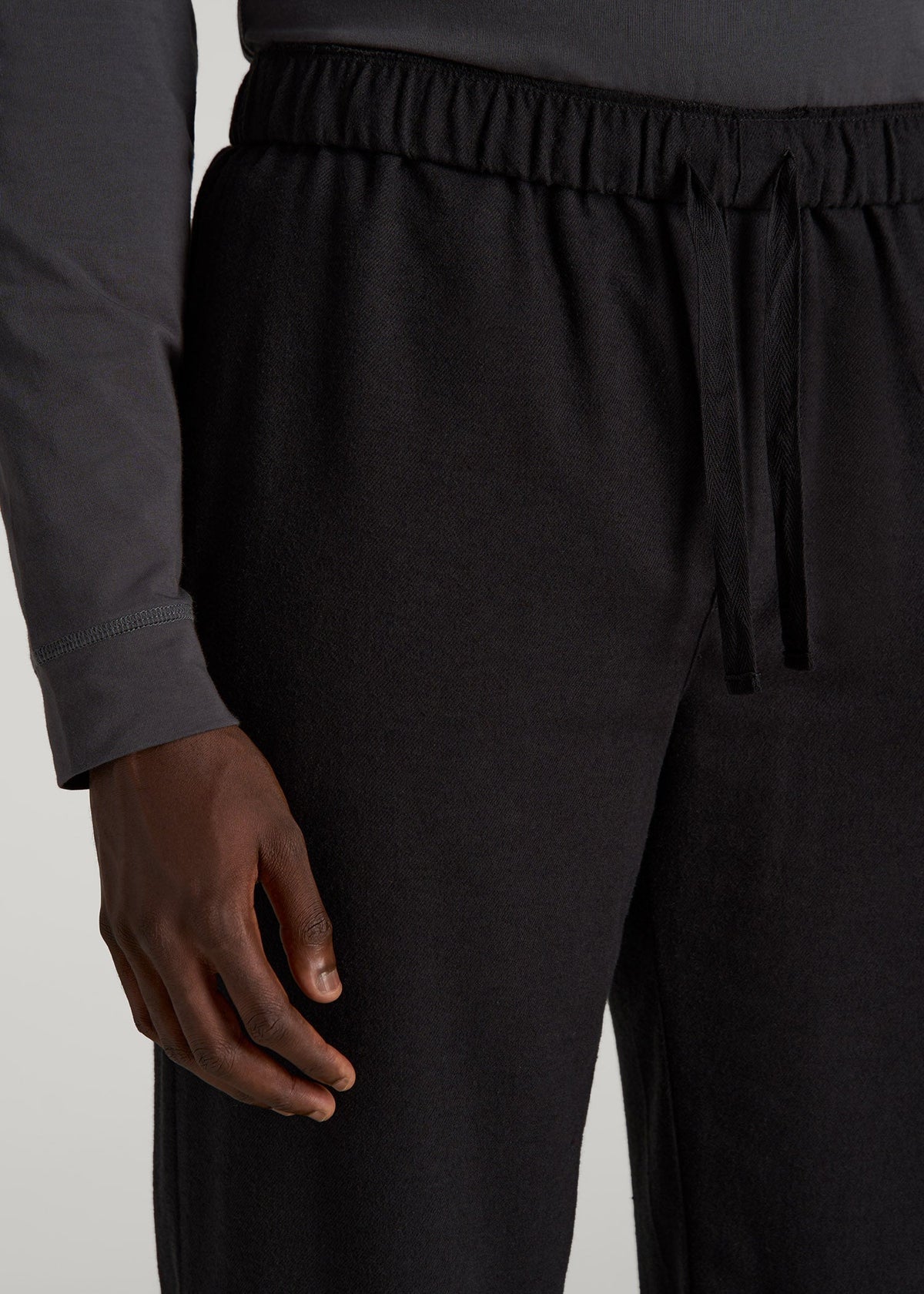 Pajama Pants for Tall Men in Charcoal Mix