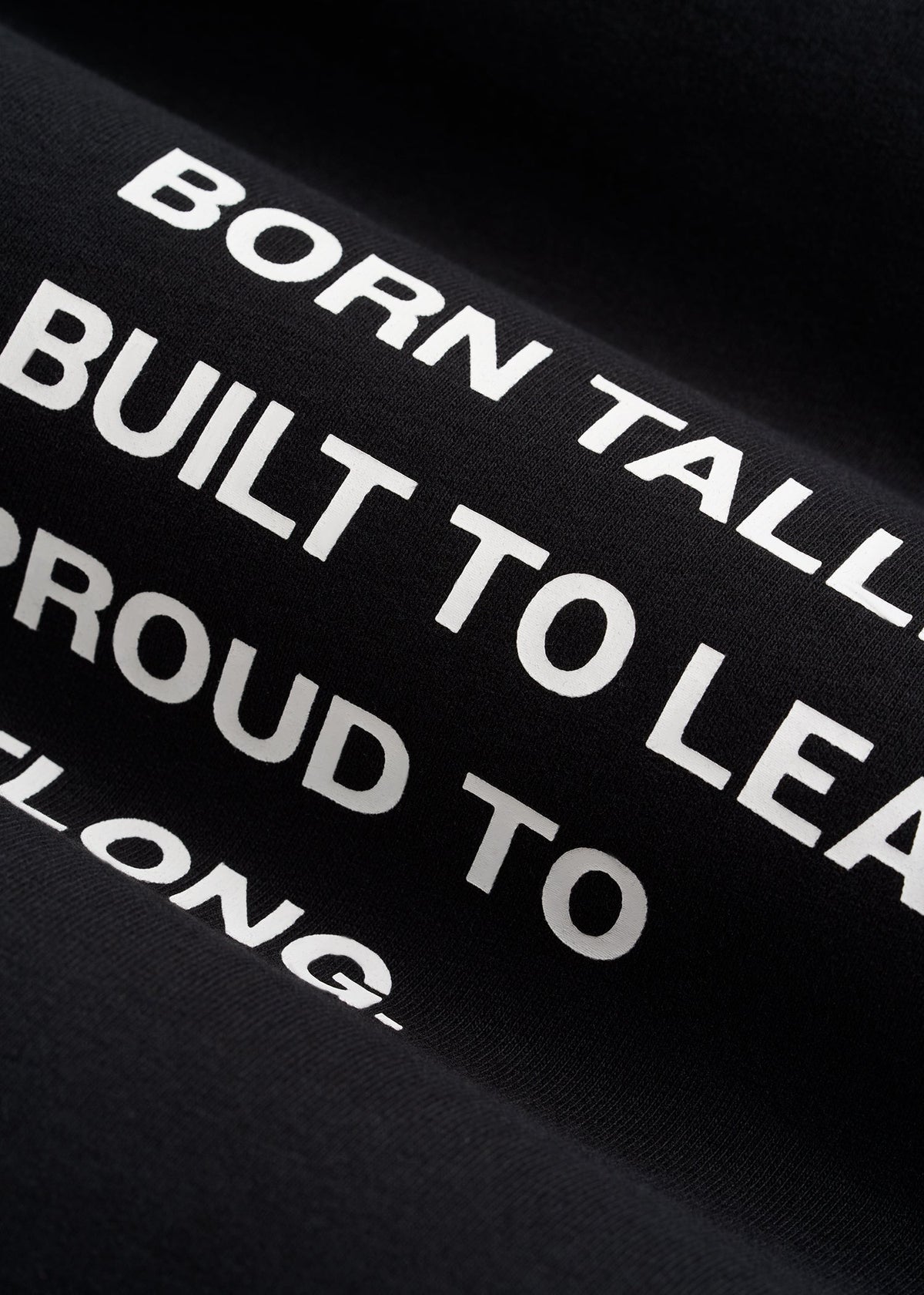 Mission Graphic Tee for Tall Men in Black