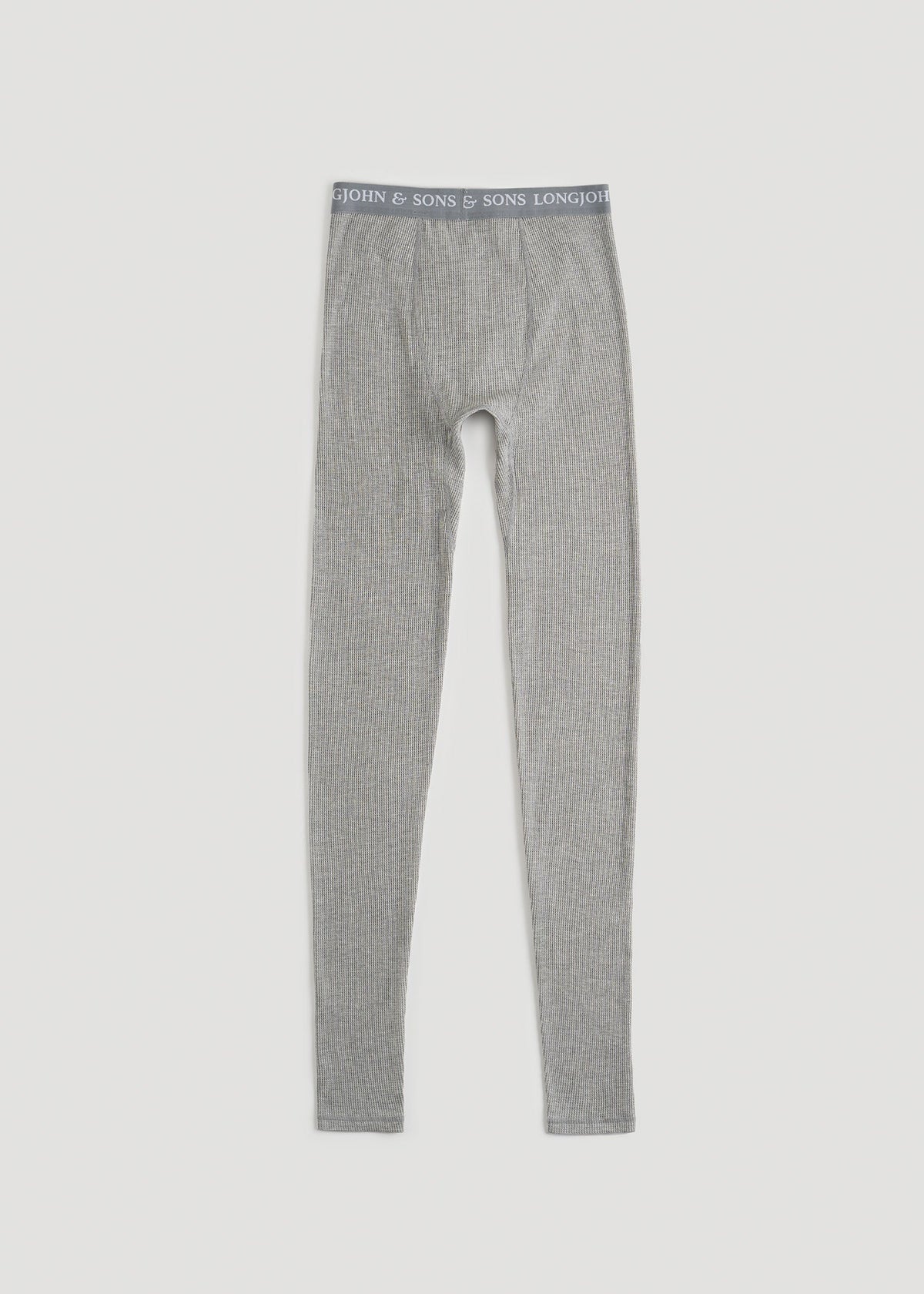 LJ&S Long Thermal Underwear for Tall Men in Grey Mix - Bottoms for Tall Men