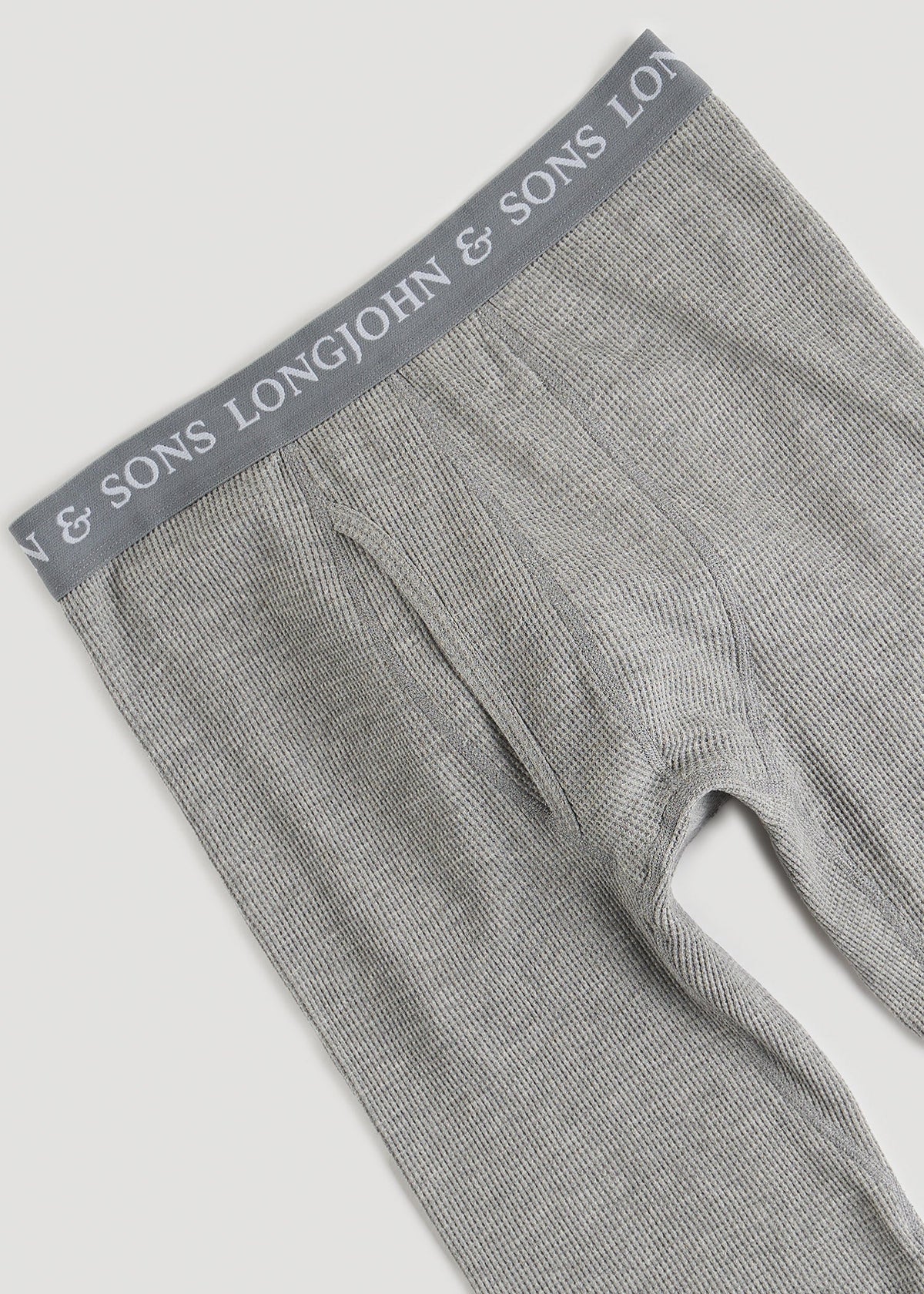 LJ&S Long Thermal Underwear for Tall Men in Grey Mix - Bottoms for Tall Men