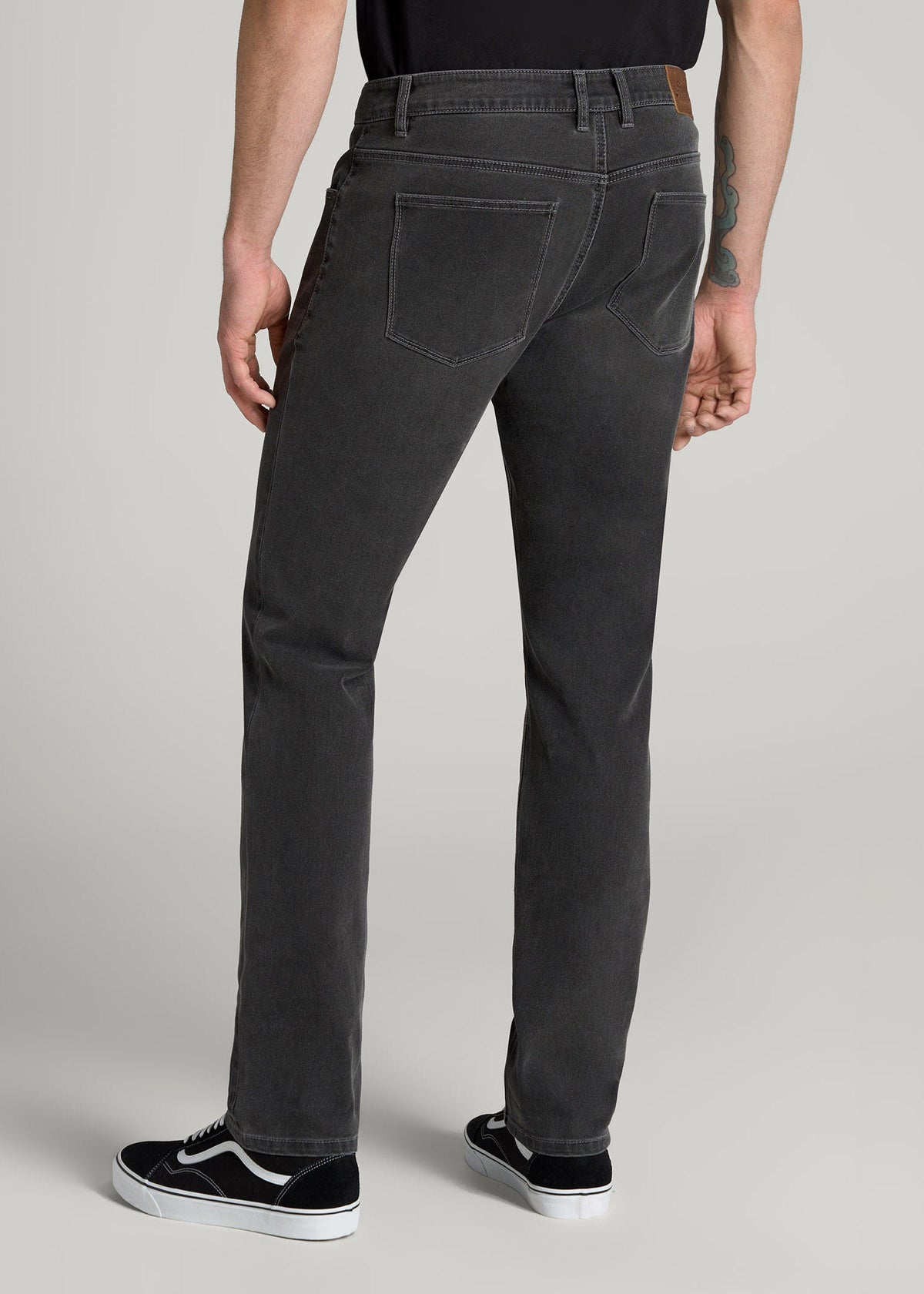 LJ&S TAPERED Jeans for Tall Men in Industrial Grey