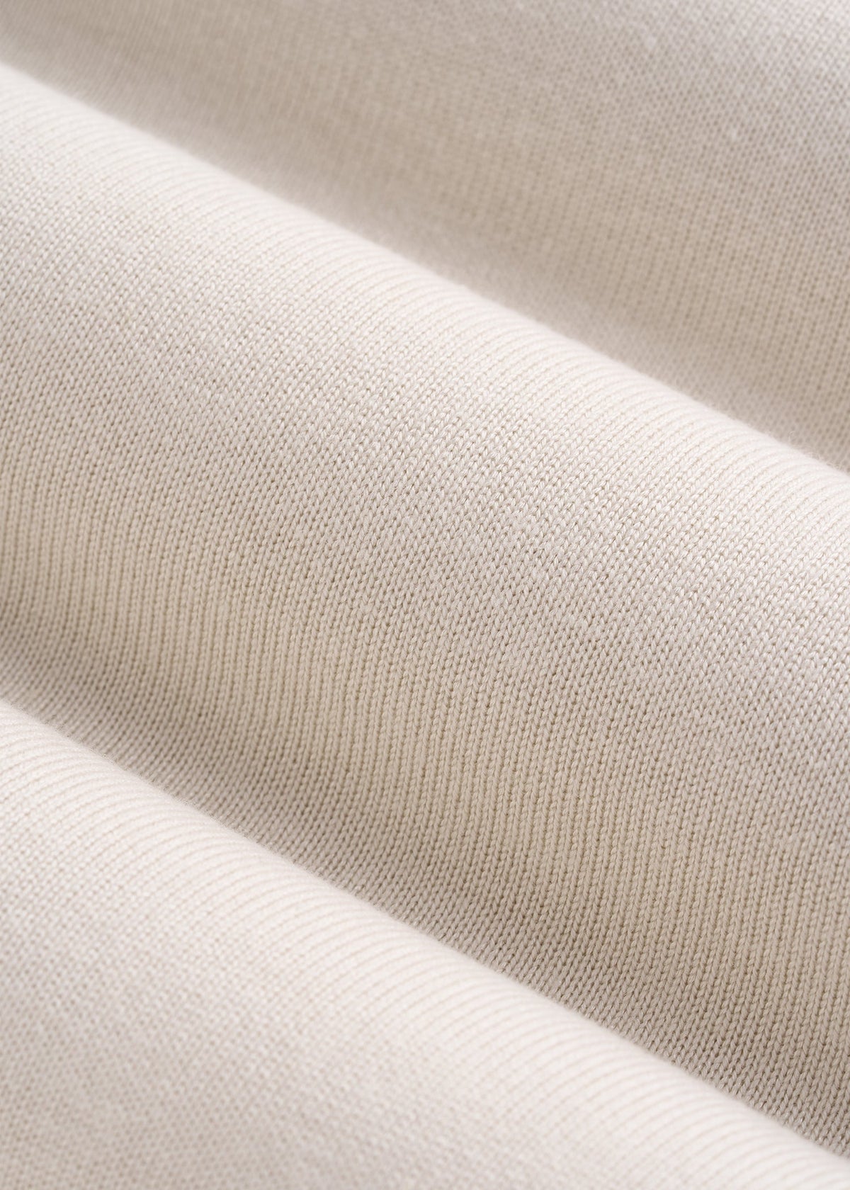 Linen Blend Lightweight Sweater for Tall Men in White Sand