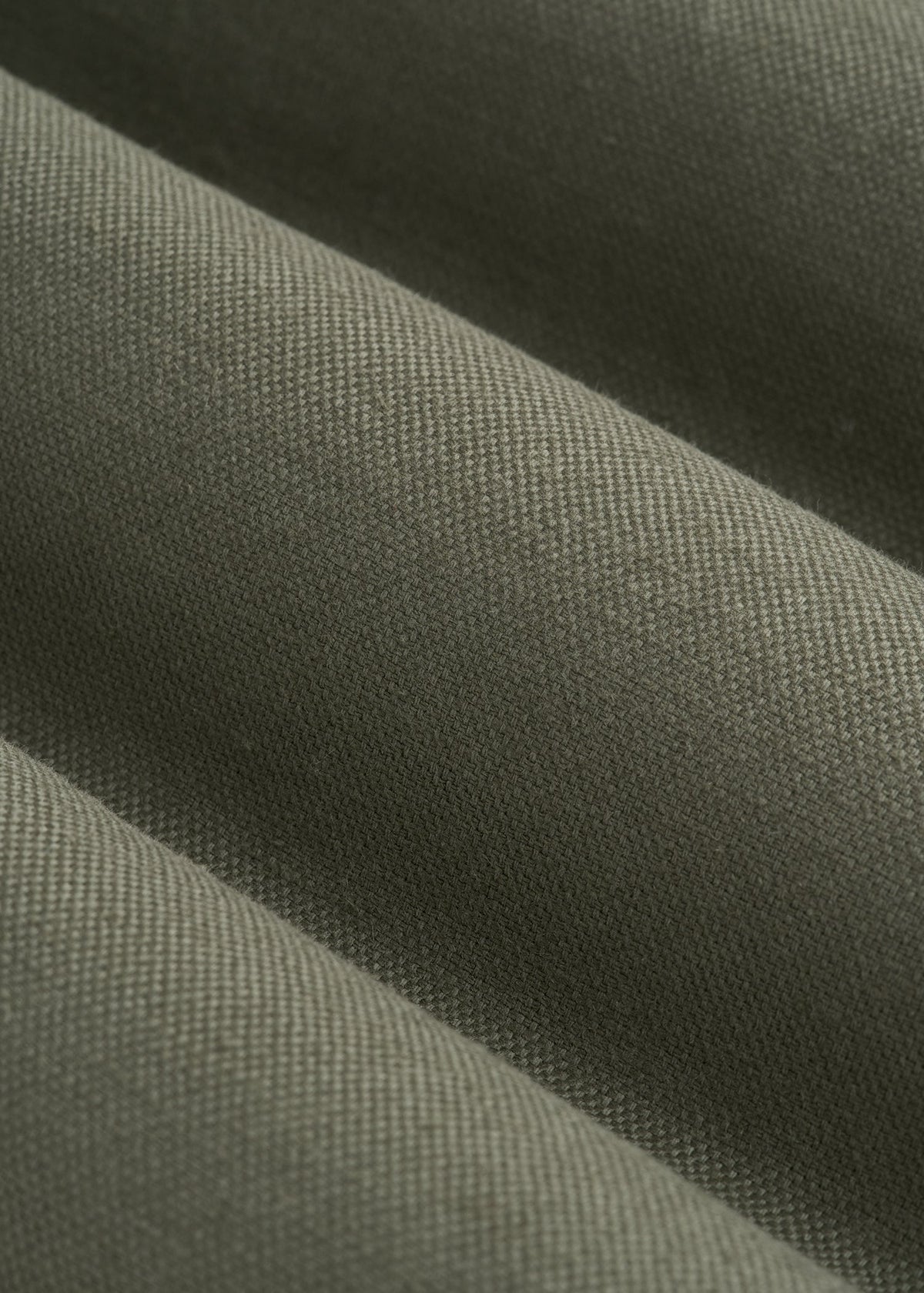Stretch Cotton Linen Blend Pull-On Pants for Tall Men in Olive