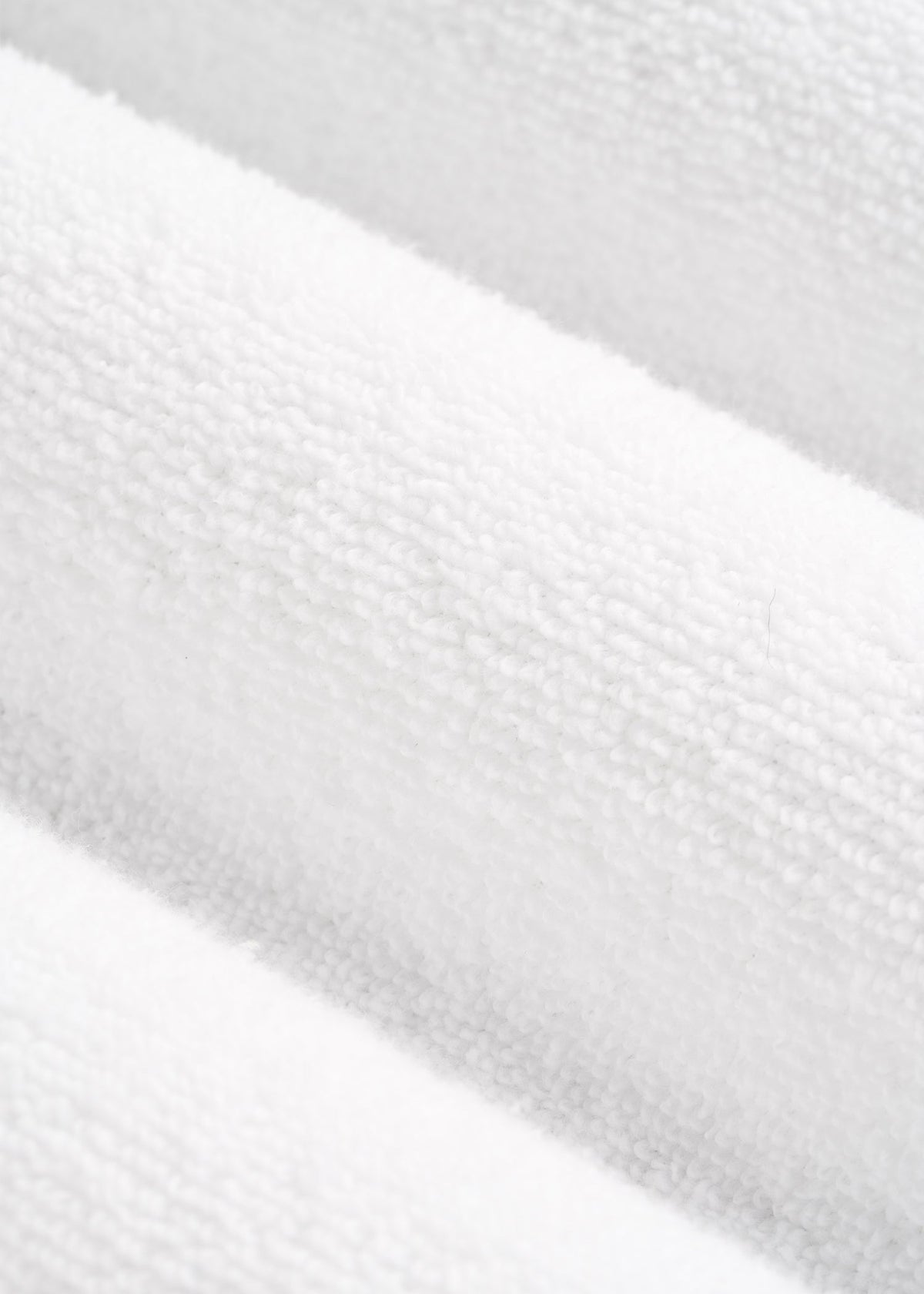 Luxe Zero Twist Cotton Hotel Robe for Tall Men in White