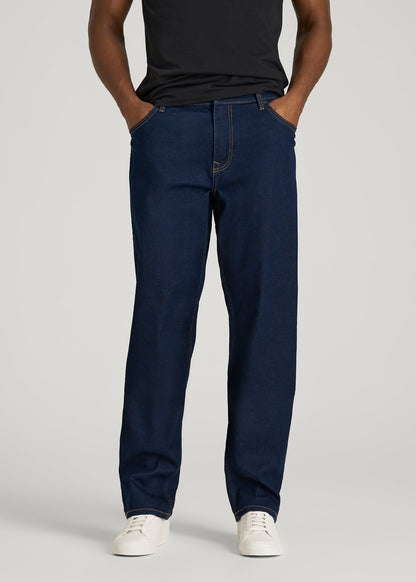 Mason Relaxed Fit Jeans for Tall Men in Deep Indigo Wash