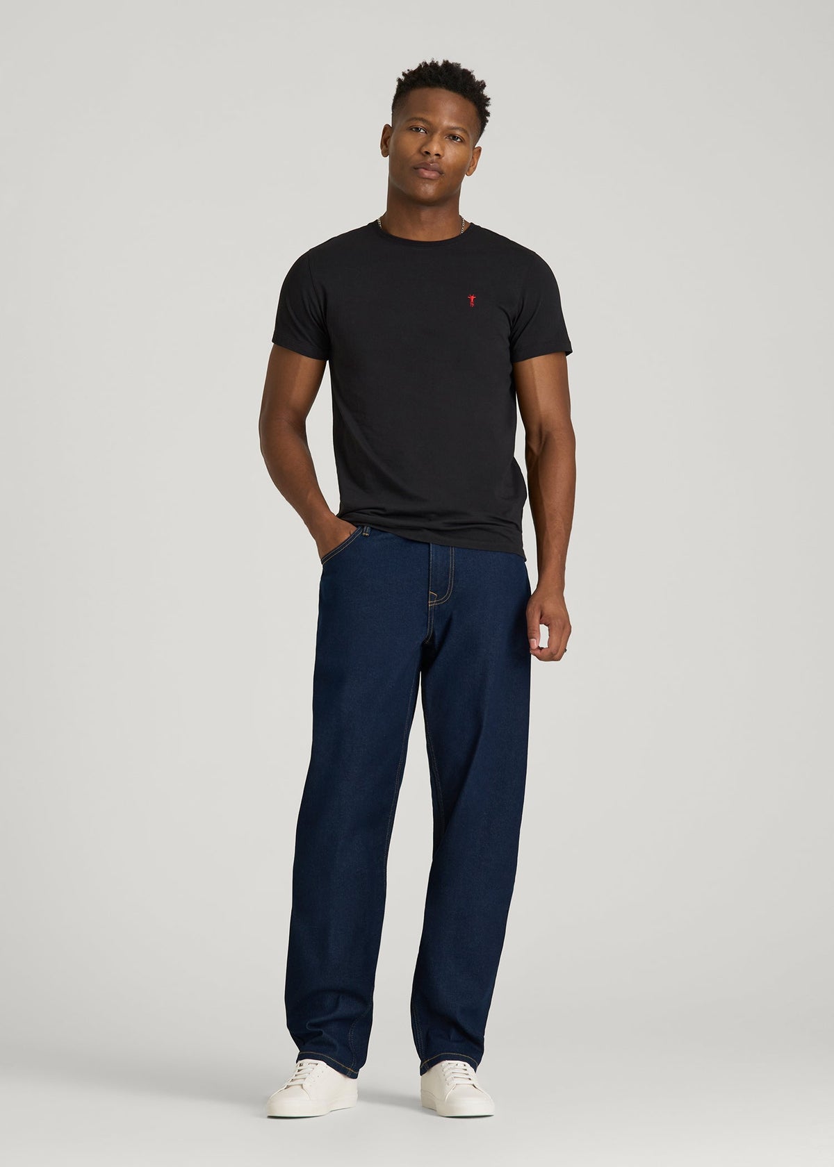 Mason Relaxed Fit Jeans for Tall Men in Deep Indigo Wash