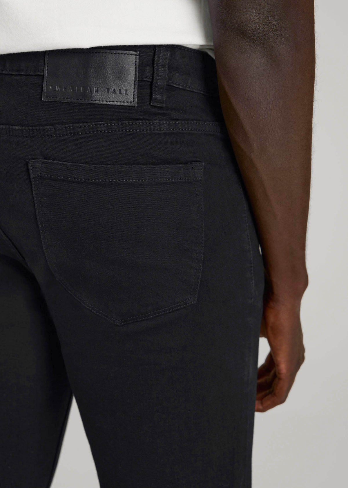 Dylan Slim Fit Jeans for Tall Men in Black