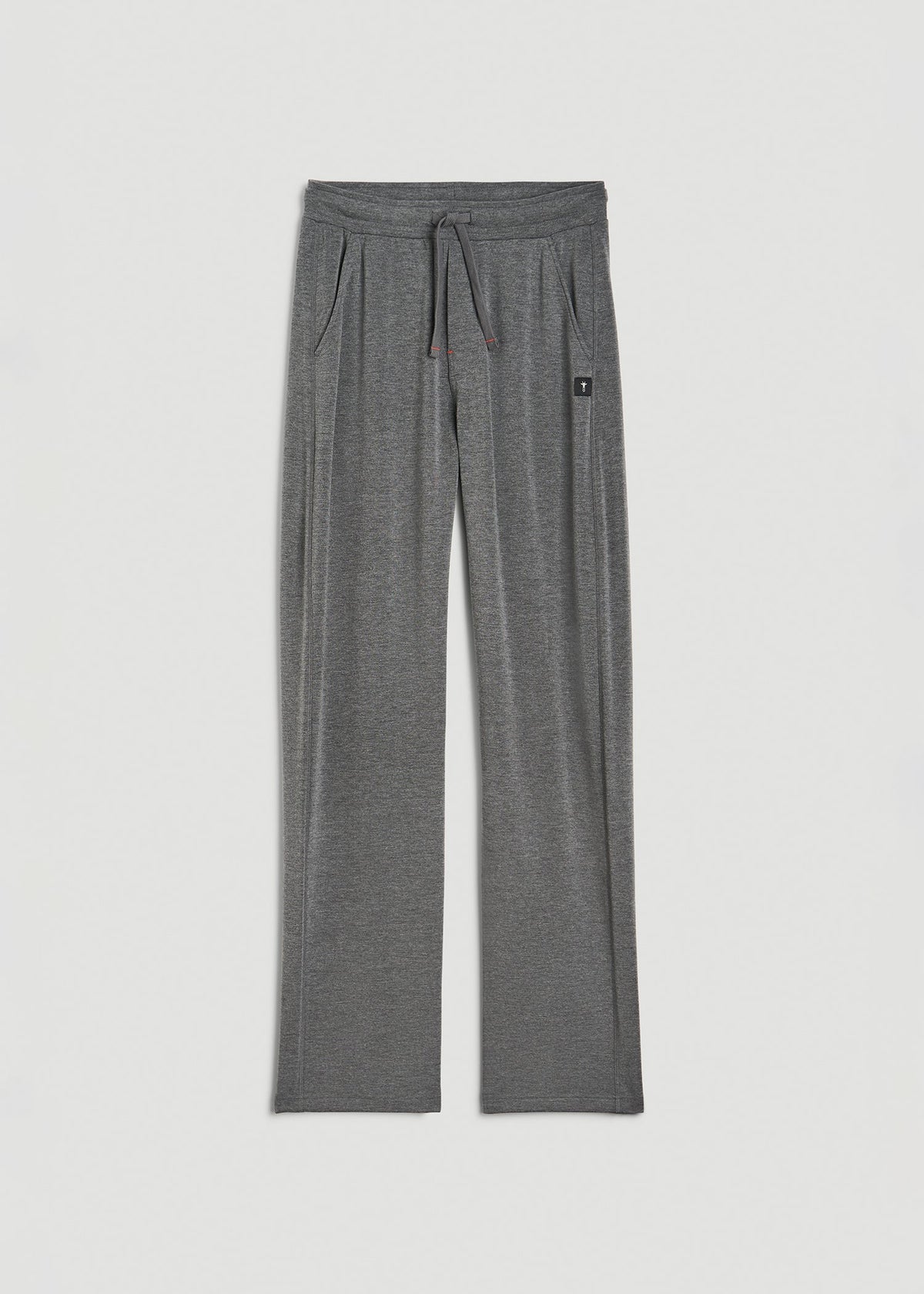 Open-Bottom Pajama Pants for Tall Men in Charcoal Mix