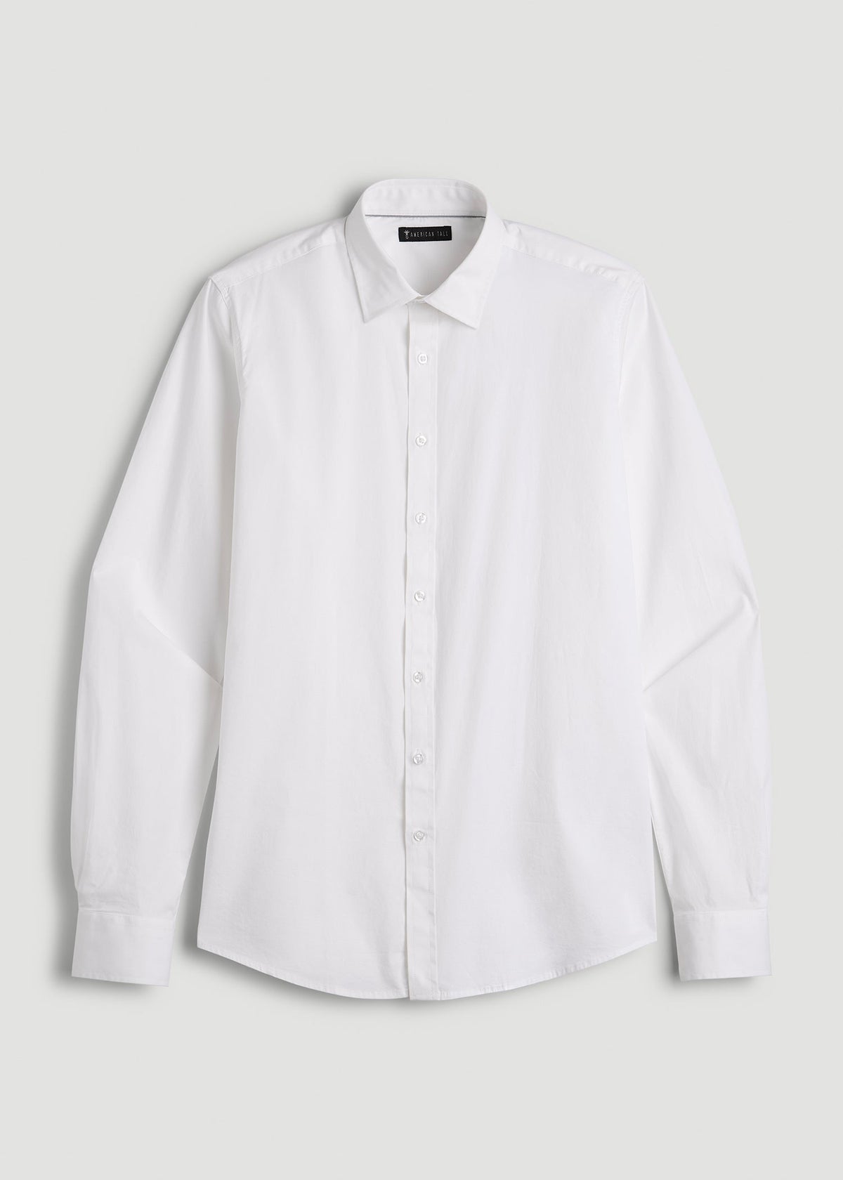 Oskar Easy Care Dress Shirt for Tall Men in Bright White