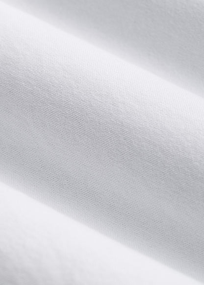 Pinpoint Oxford Shirt for Tall Men in White