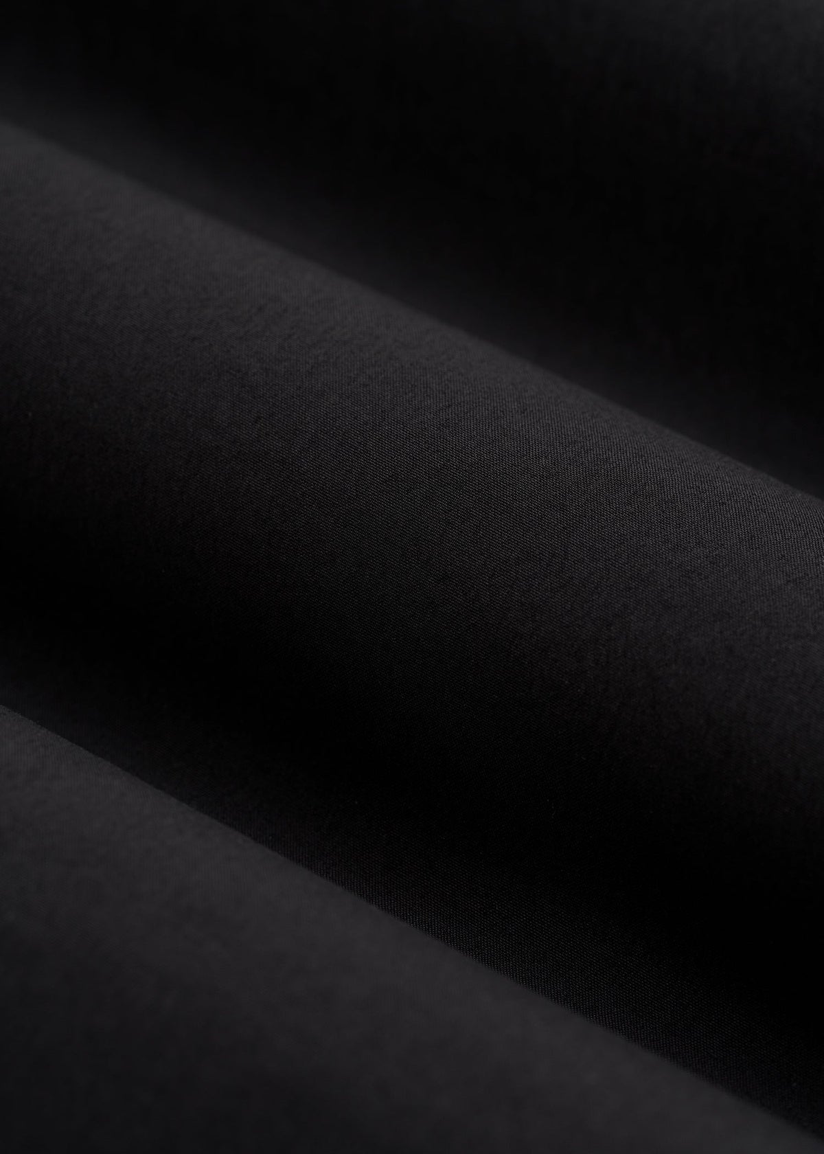 Stretch Swim Shorts for Tall Men in Deep Black