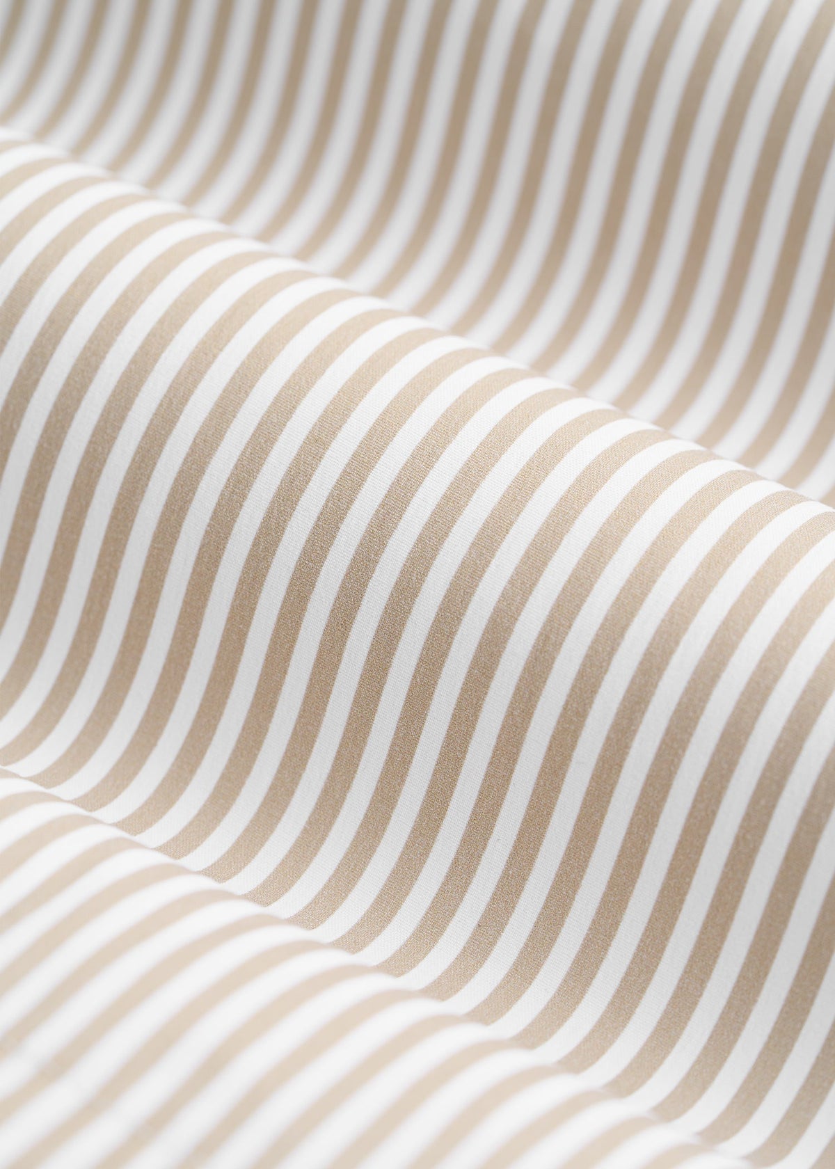 Stretch Swim Shorts for Tall Men in White and Oatmeal Stripe
