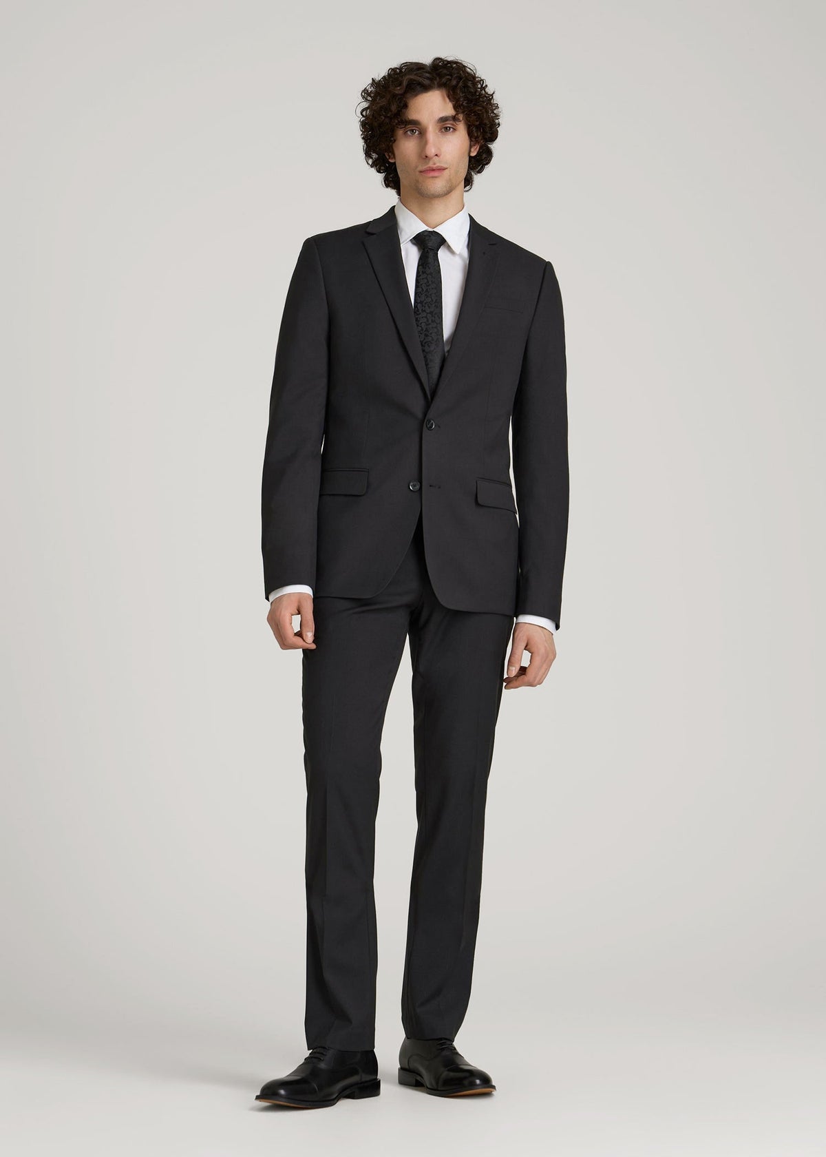 Suit Jacket for Tall Men in Black
