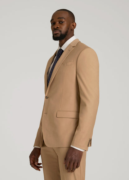 Suit Jacket for Tall Men in Tannin