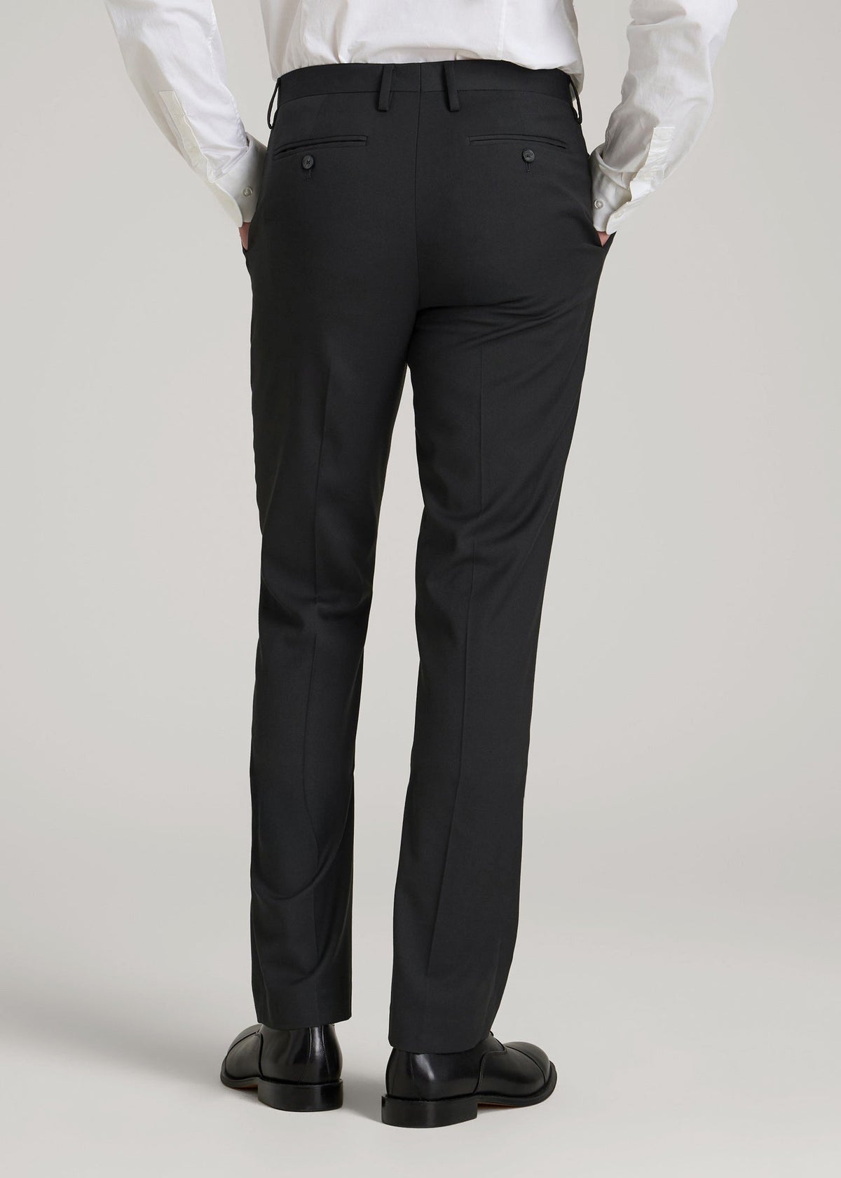 Suit Trousers for Tall Men in Black