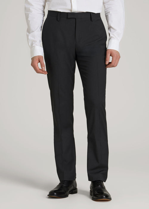 Suit Trousers for Tall Men in Black