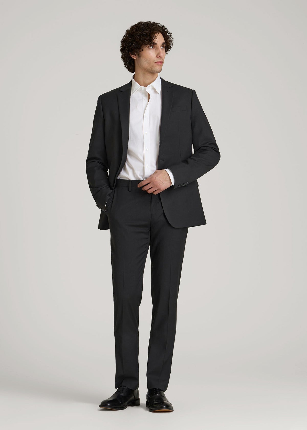 Suit Trousers for Tall Men in Black