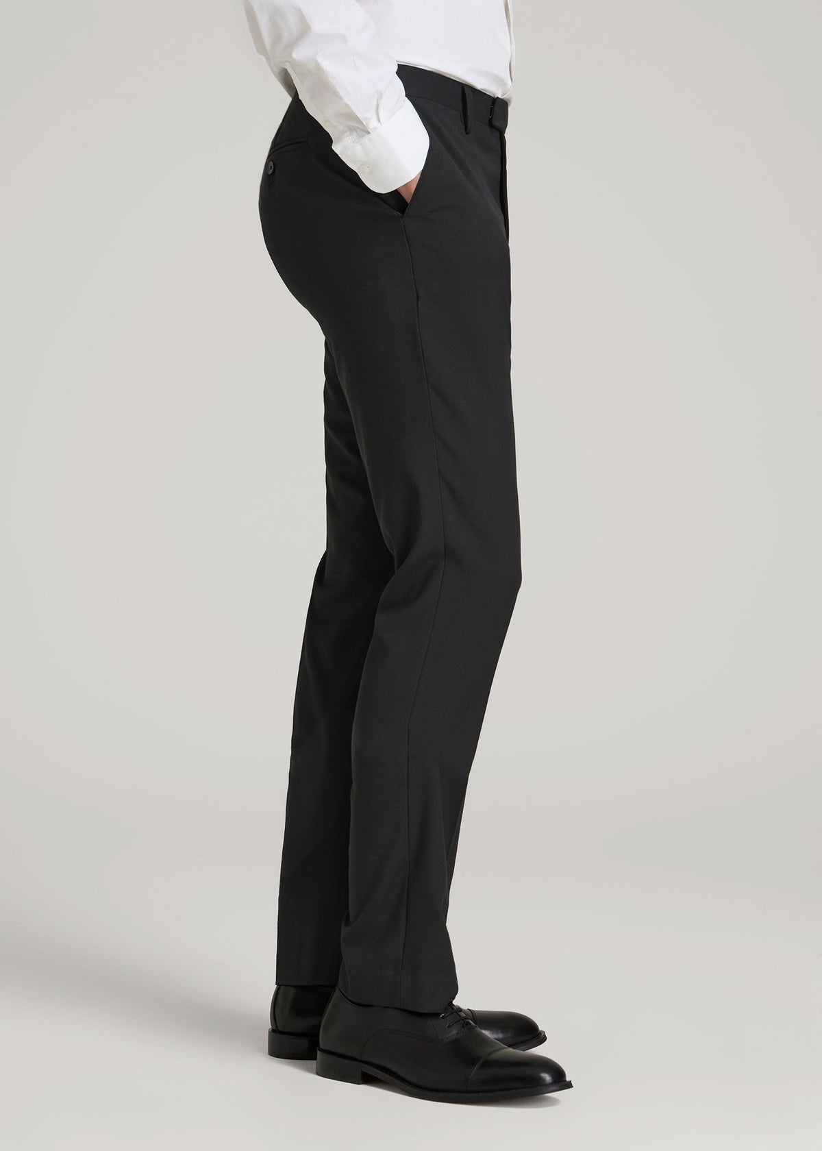 Suit Trousers for Tall Men in Black