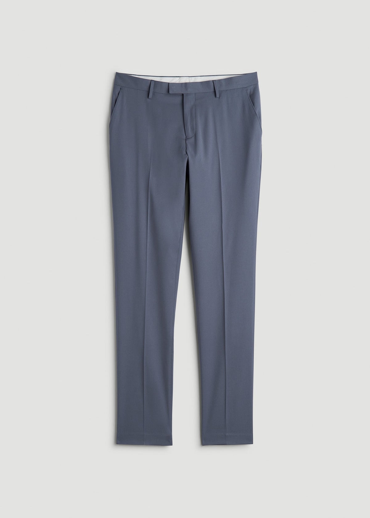 Suit Trousers for Tall Men in Blue Slate