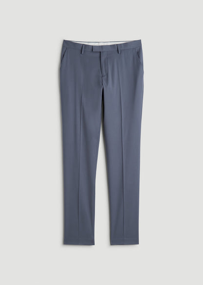 Suit Trousers for Tall Men in Blue Slate