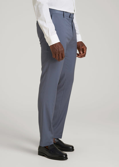 Suit Trousers for Tall Men in Blue Slate