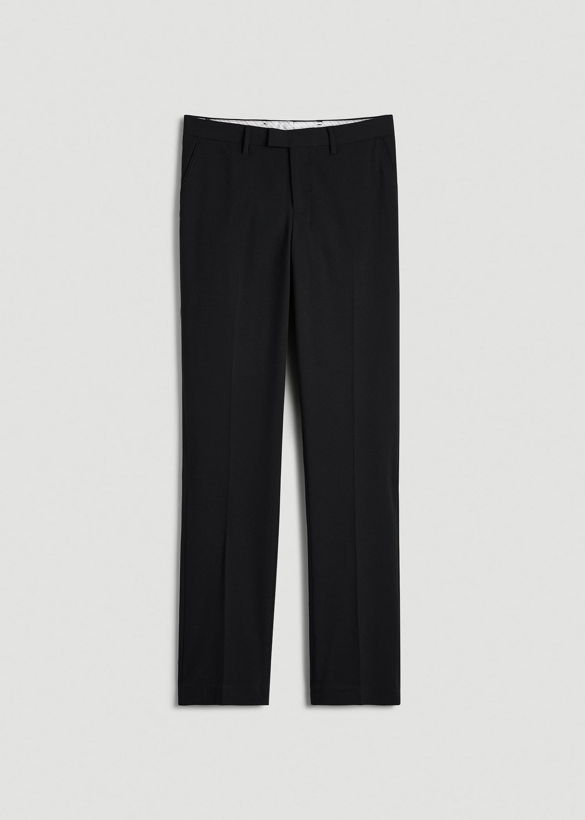 Suit Separates Pants for Tall Men in Deep Black