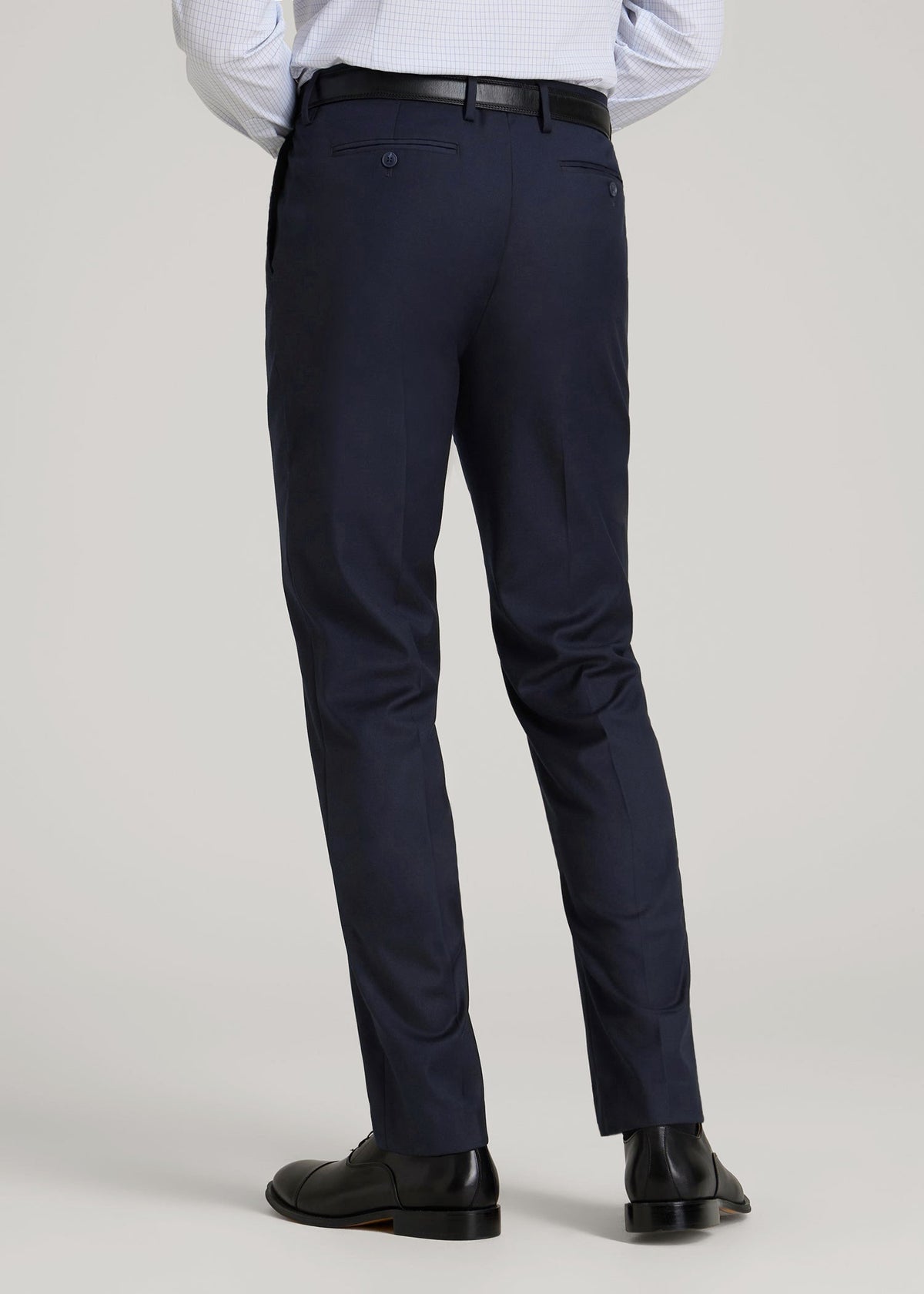 Suit Trousers for Tall Men in True Navy