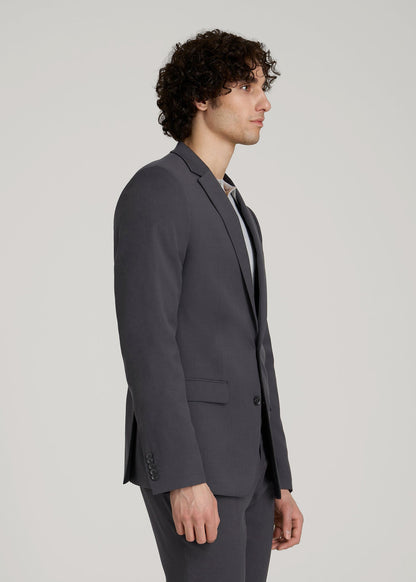 Suit Jacket for Tall Men in Mid Grey