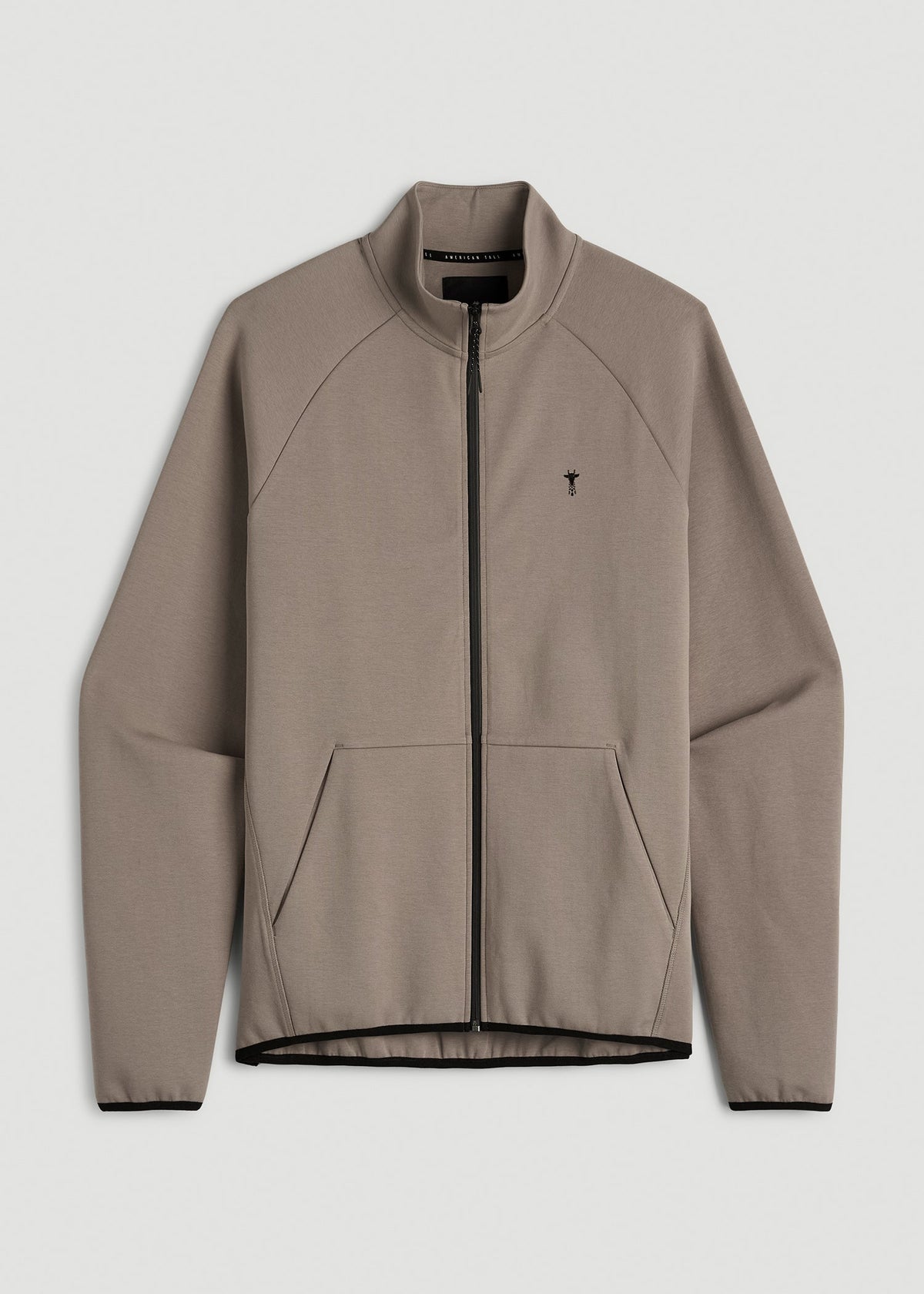 Tech Motion Fleece Full-Zip Jacket for Tall Men in Portobello