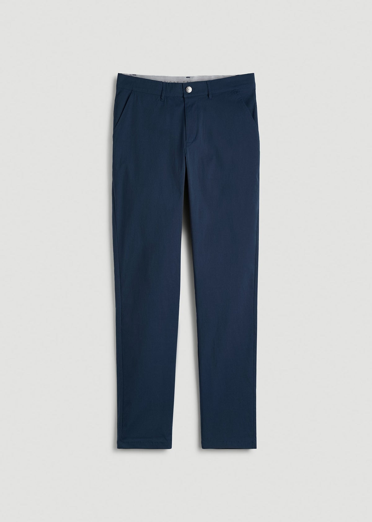 TAPERED FIT Traveler Chino Pants for Tall Men in Marine Navy