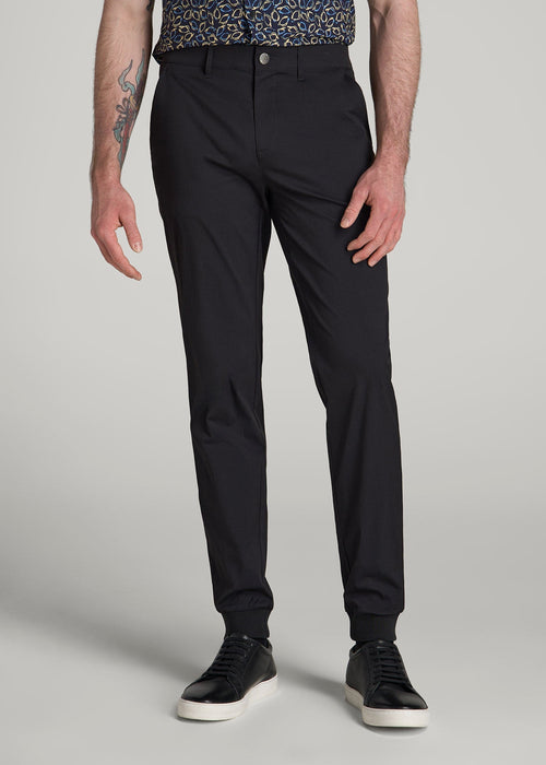 Traveler Joggers for Tall Men in Black