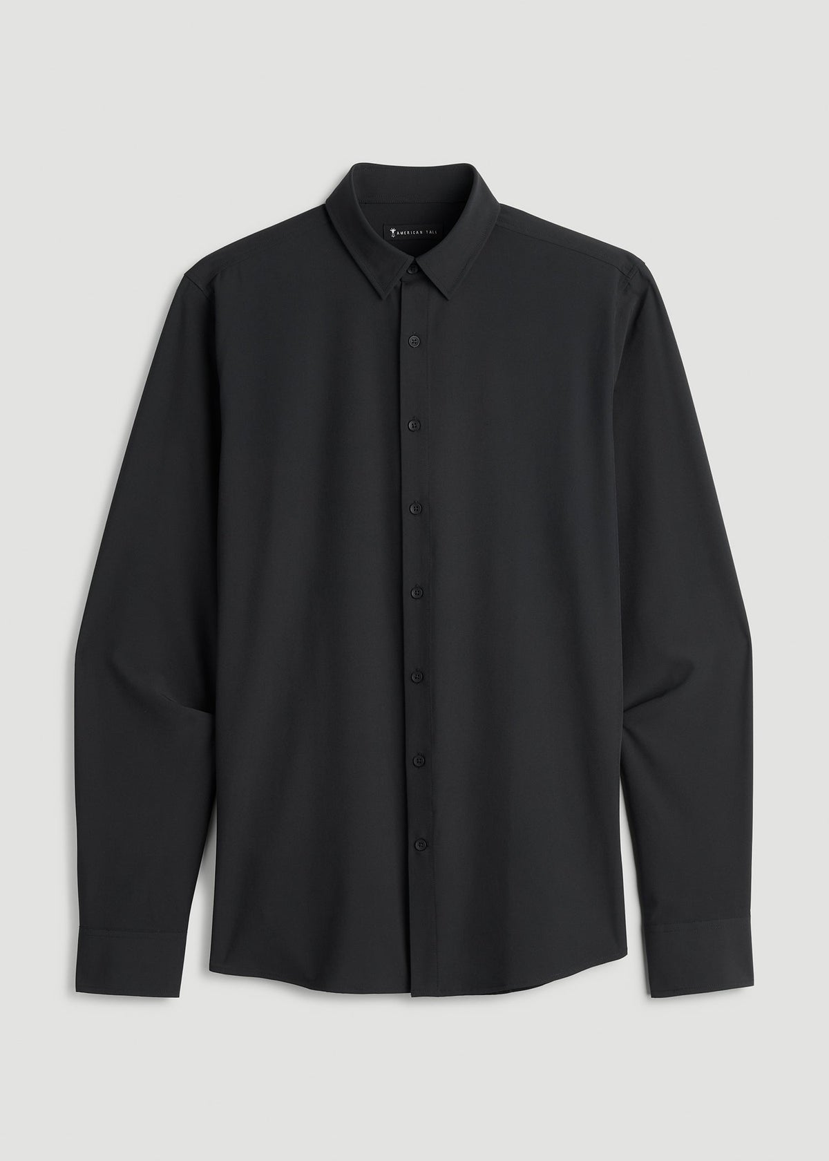 Traveler Stretch Dress Shirt in Black