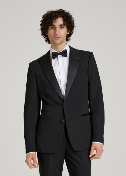 Tuxedo Jacket for Tall Men in Black