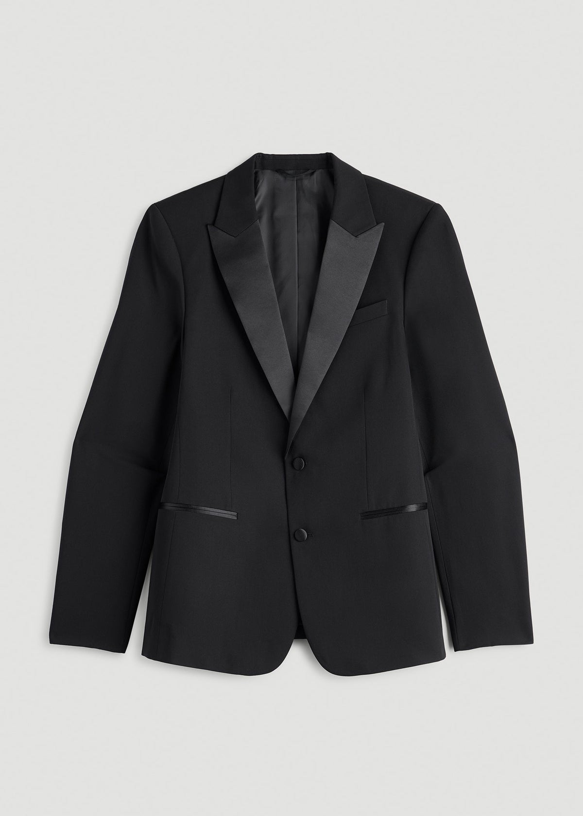Tuxedo Jacket for Tall Men in Black