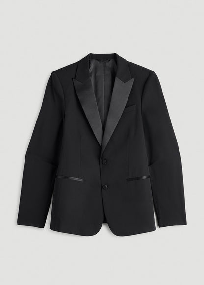 Tuxedo Jacket for Tall Men in Black